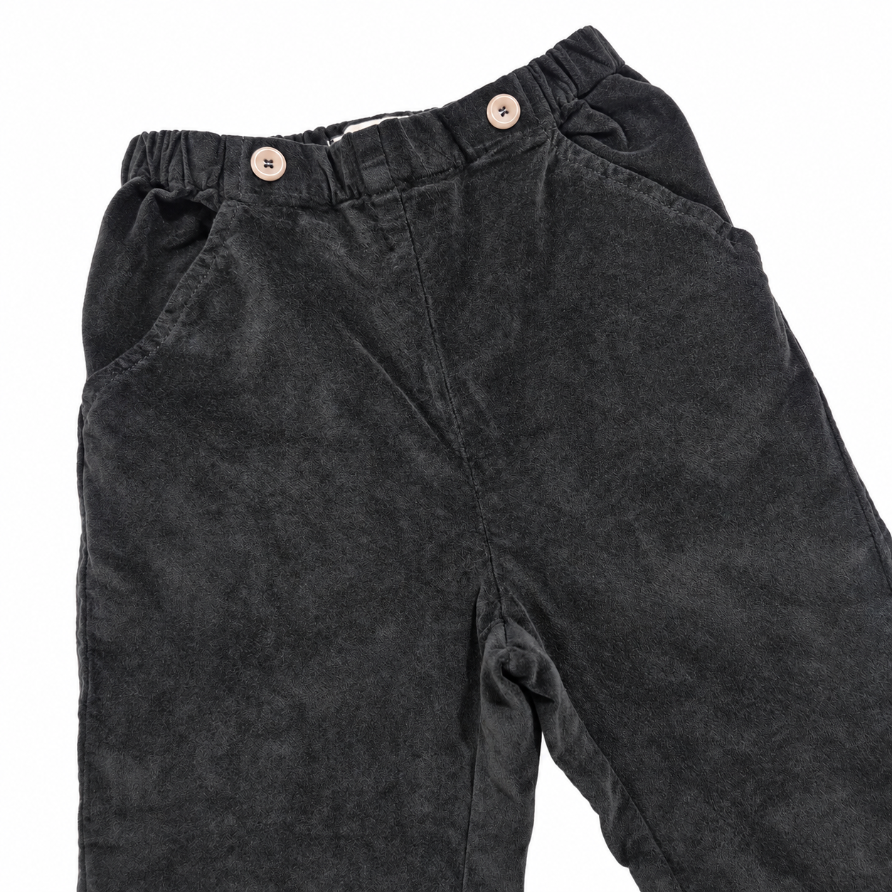 Pantaloni bambina a gamba ampia color fumo – Zhoe & Tobiah
