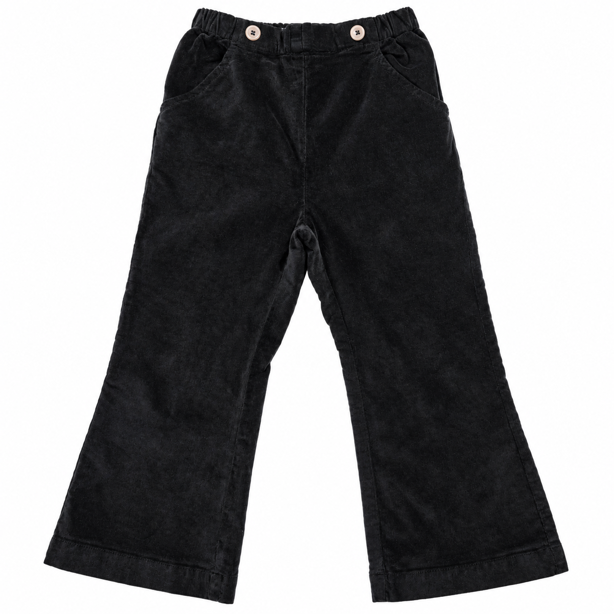 Pantaloni fumo PAN5 Zhoe & Tobiah, fronte con tasche e due bottoni