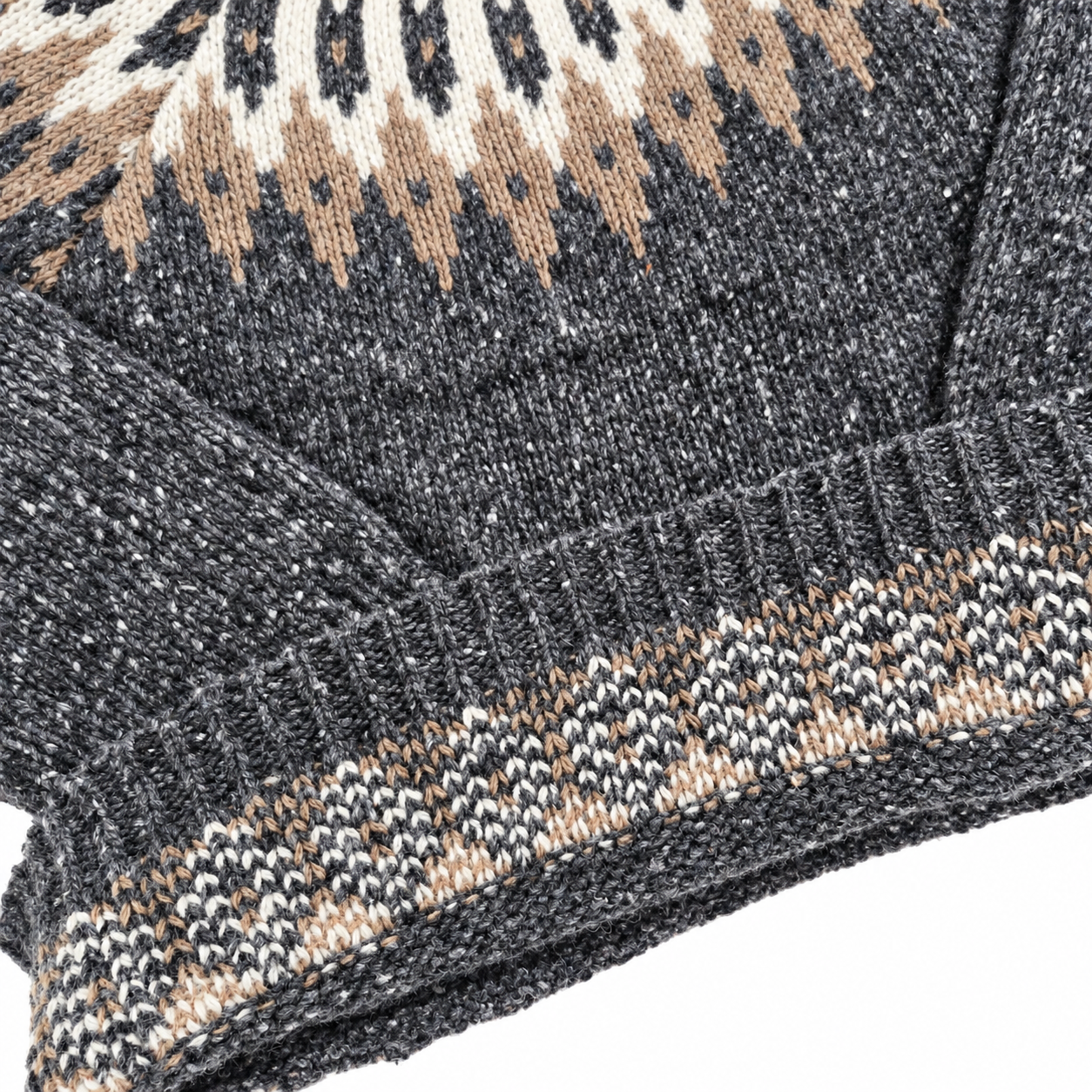 Maglione unisex jacquard in misto lana – Zhoe & Tobiah